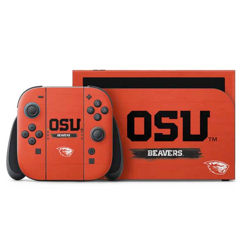 Oregon State University Texture Nintendo Switch 2 (2025) with Joy-Con Skin